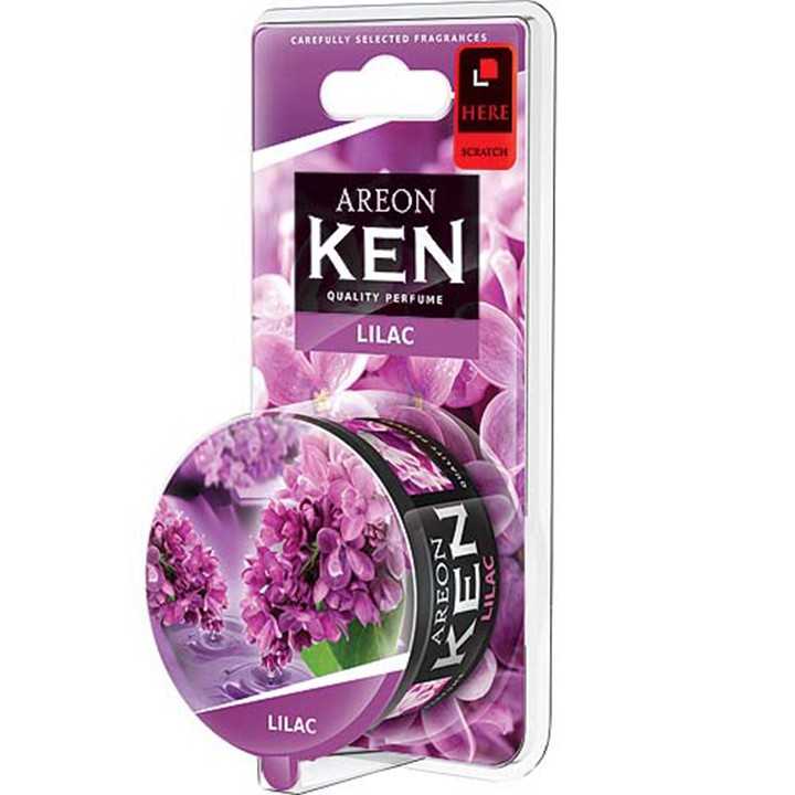 Sáp Thơm AREON KEN Chính Hãng Nhập Khẩu BUNGARI - Lilac