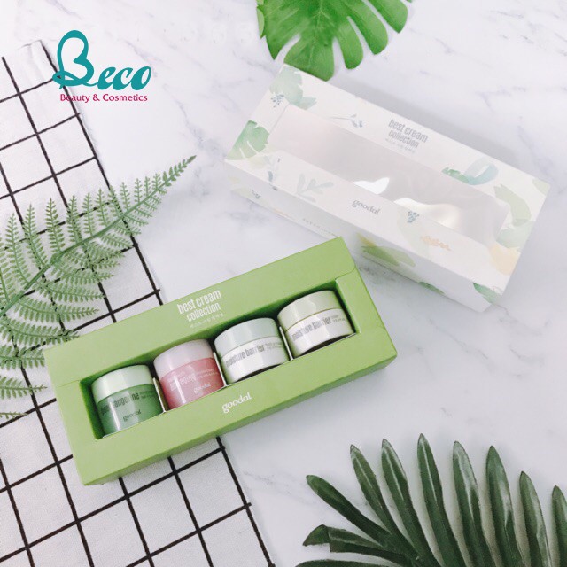 [SIÊU KHUYẾN MÃI]   Set 4 Hộp Dưỡng Da Ốc Sên Mini Goodal Best Cream Collection  - Beco Shop Hồ Chí Minh