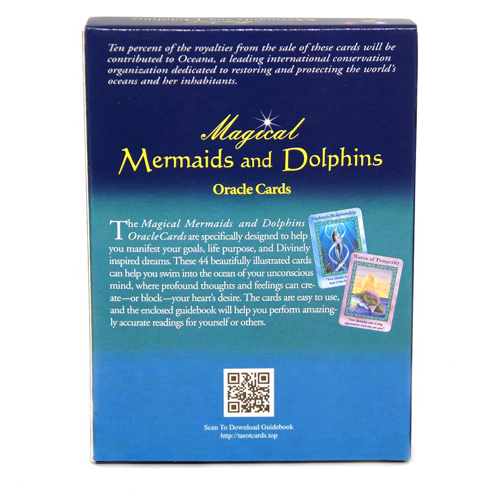 Magical Mermaids and Dolphin Oracle Cards A 44-Card PDF Guidebook help you manifest goals life purpose Divinely inspired dreams