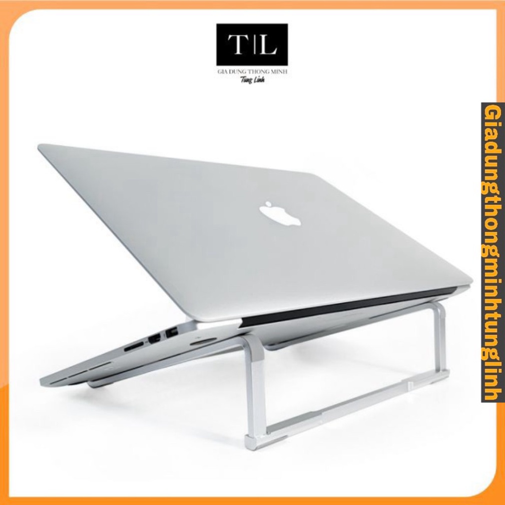 Thanh Giá Đỡ Kệ Máy Tính Laptop Đa Năng - Kệ gấp gọn, silicon chống trượt hợp kim nhôm tản nhiệt điều chỉnh góc