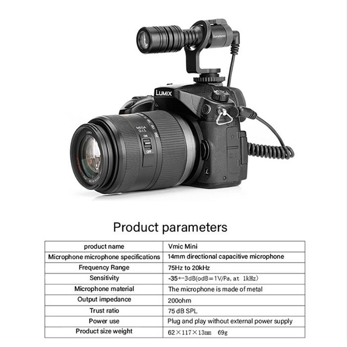Micro thu âm Saramonic Vmic Mini