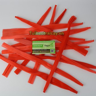 1kg Túi cước, túi lưới dài 35cm màu đỏ - LD35