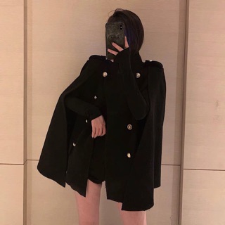 🖤🌨 [ Áo khoác dạ cape hàn quốc ] kèm ảnh thật TỰ CHỤP