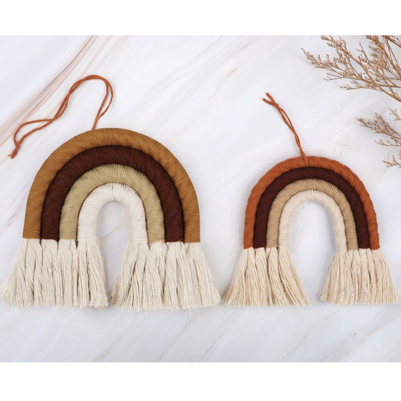 Phụ Kiện Cầu Vồng Treo Trang Trí Tường Phong Cách Boho