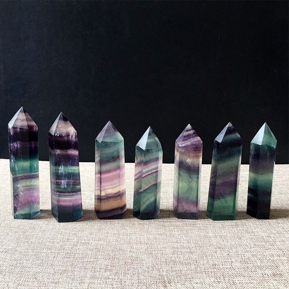Đá fluorite 50-60mm dùng để trang trí nhà cửa