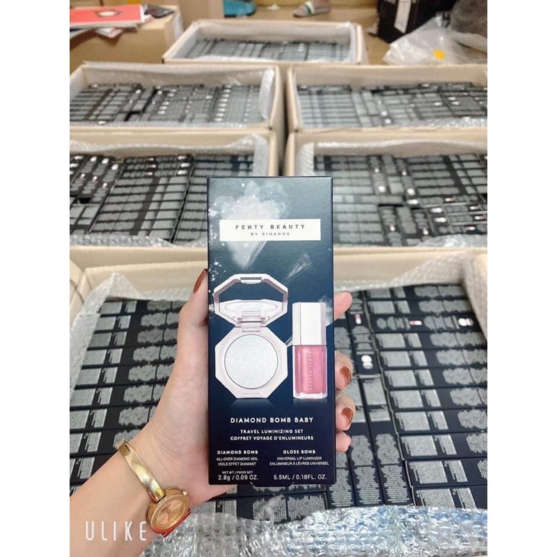 Bộ son và phấn bắt sáng Fenty | BigBuy360 - bigbuy360.vn