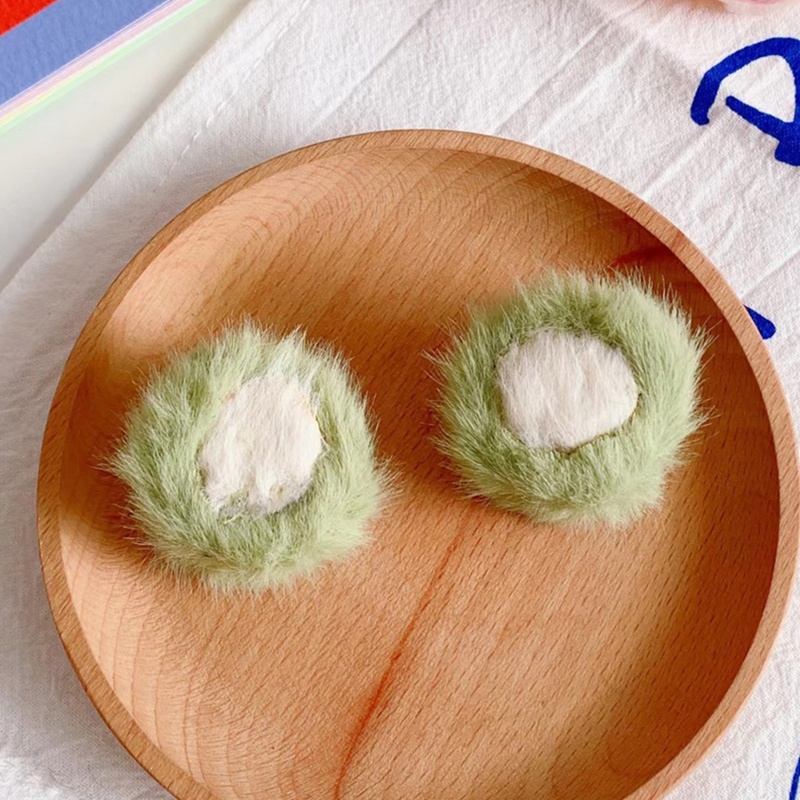 Kẹp Tóc Tai Mèo Bằng Lông Nhung Dễ Thương Xinh Xắn