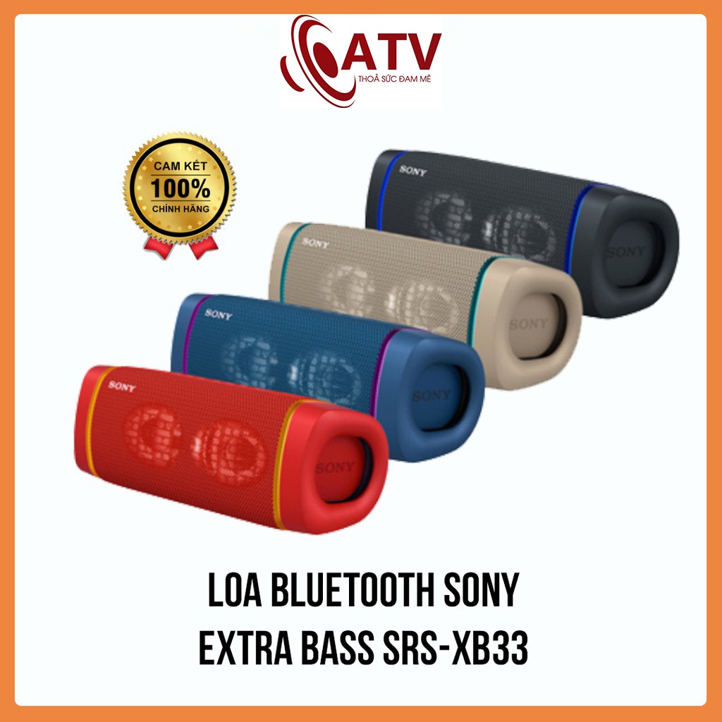 Loa Bluetooth Sony Extra Bass SRS-XB33 Hàng Chính Hãng