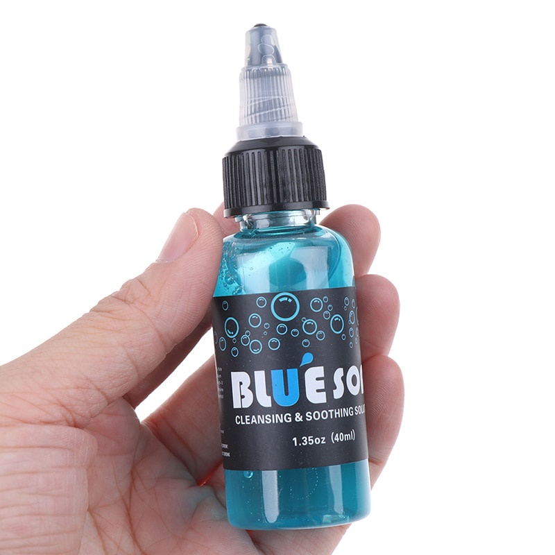 1 Chai Xà Phòng Màu Xanh Dương 40ml Làm Sạch Hình Xăm Arriva