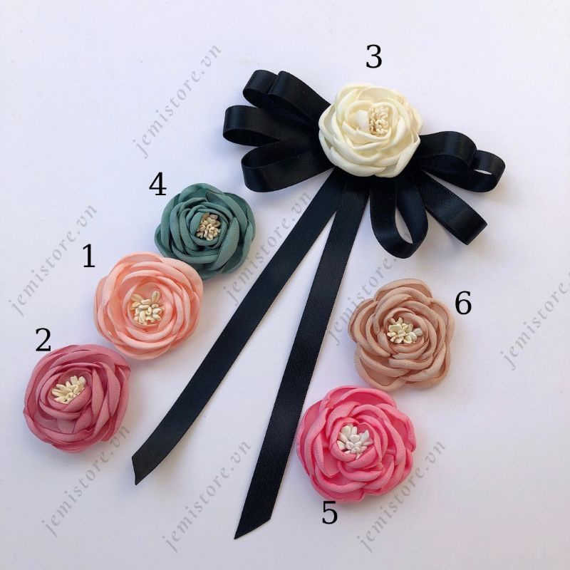Tag cài áo handmade nhiều màu (hình thật)