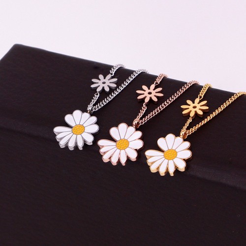 Lắc Tay Hoa Cúc Titan Ko Đen TT 3021