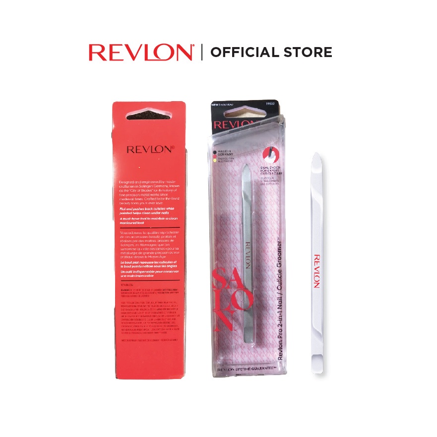 Cây lấy móng 2 đầu Revlon Pro 2-in-1 Nail/Cuticle Groomer