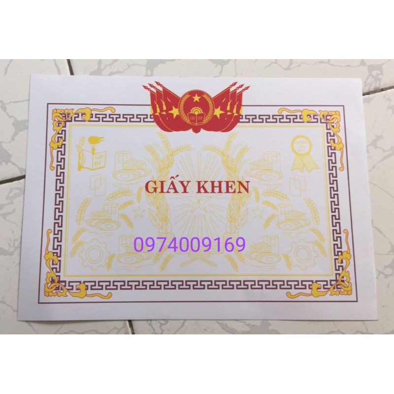 Giấy khen a4 (combo 50 tờ/ 100 tờ)