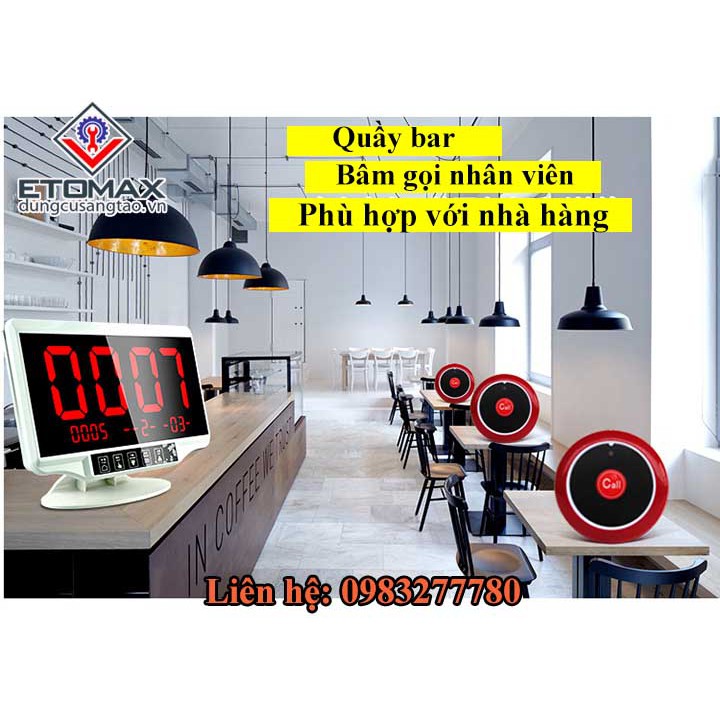 Hệ thống chuông gọi bàn phục vụ không dây WIRELESS CALL