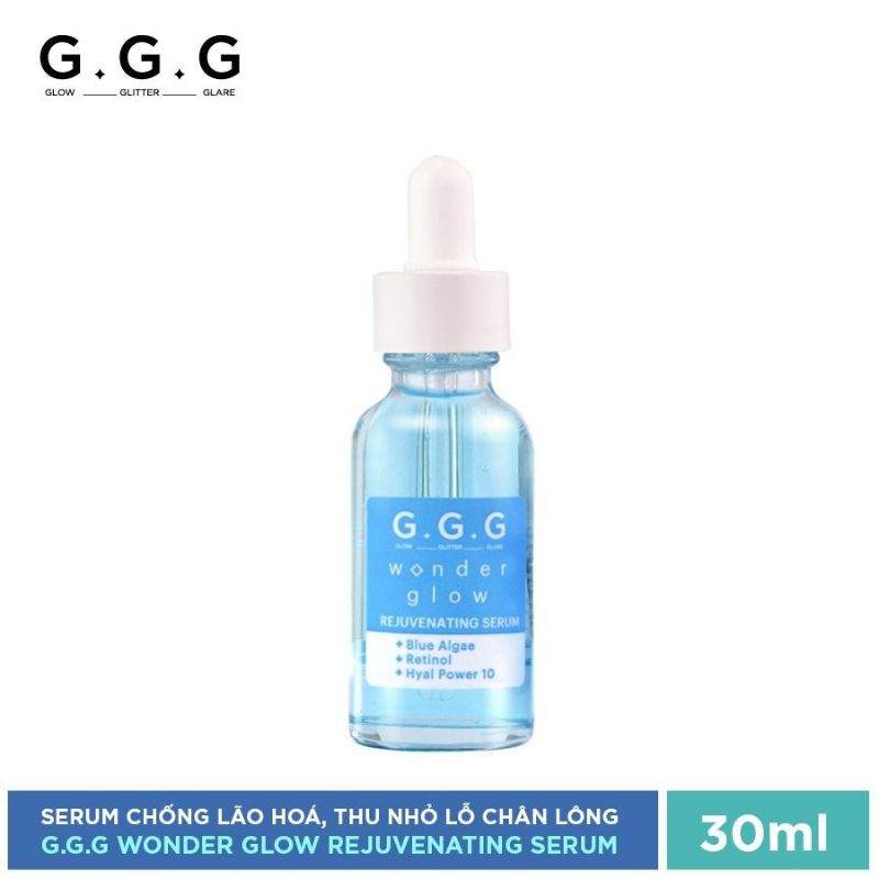 Serum trẻ hoá da, ngừa lão hoá GGG WONDER GLOW REJUVENATING SERUM 30ml | BigBuy360 - bigbuy360.vn