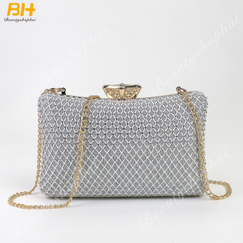 Ví Cầm Tay Cỡ Lớn 2022 Đính Đá Trang Trí Sang Trọng Hợp Thời Trang Cho Nữ