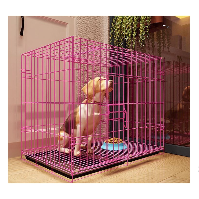 Lồng nuôi chó cảnh màu sơn tĩnh điện kích thước 50x35x42cm ( chó mèo dưới 5kg)