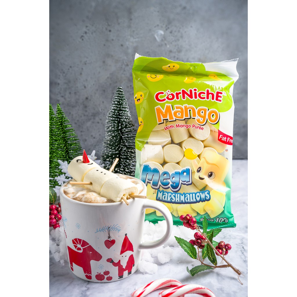 Kẹo Dẻo CorNichE Marshmallow Vị Xoài 100g - Kẹo Xốp