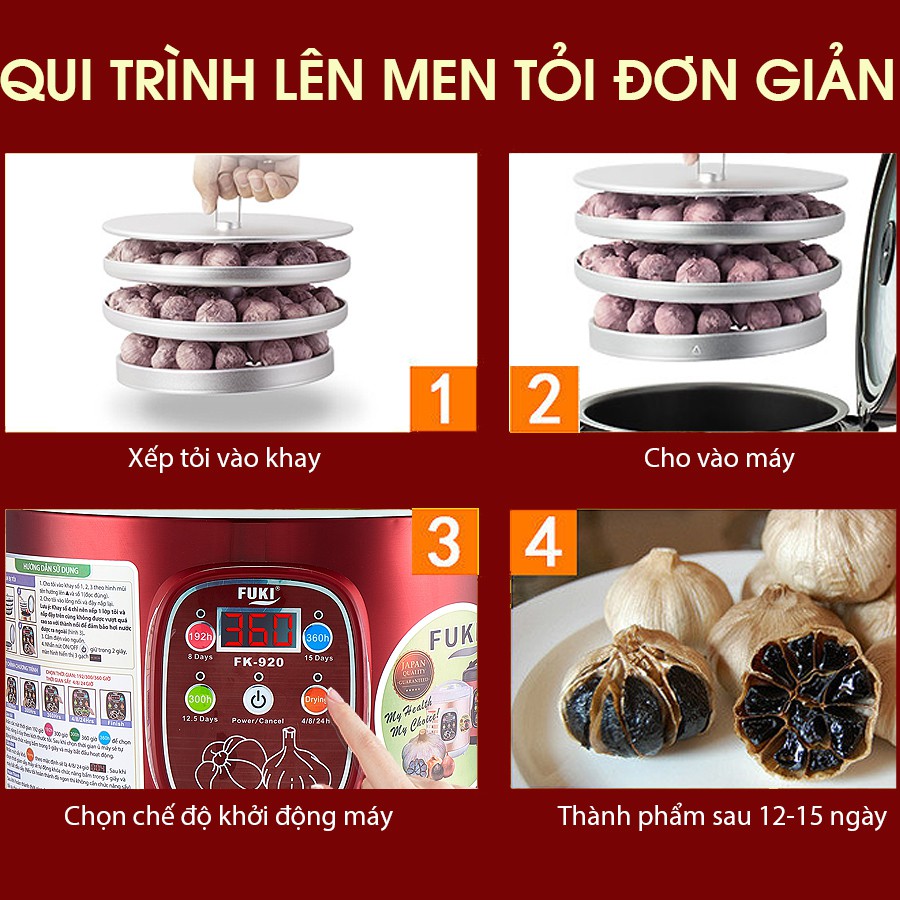 Máy làm tỏi đen FUKI FK-920 loại 8L