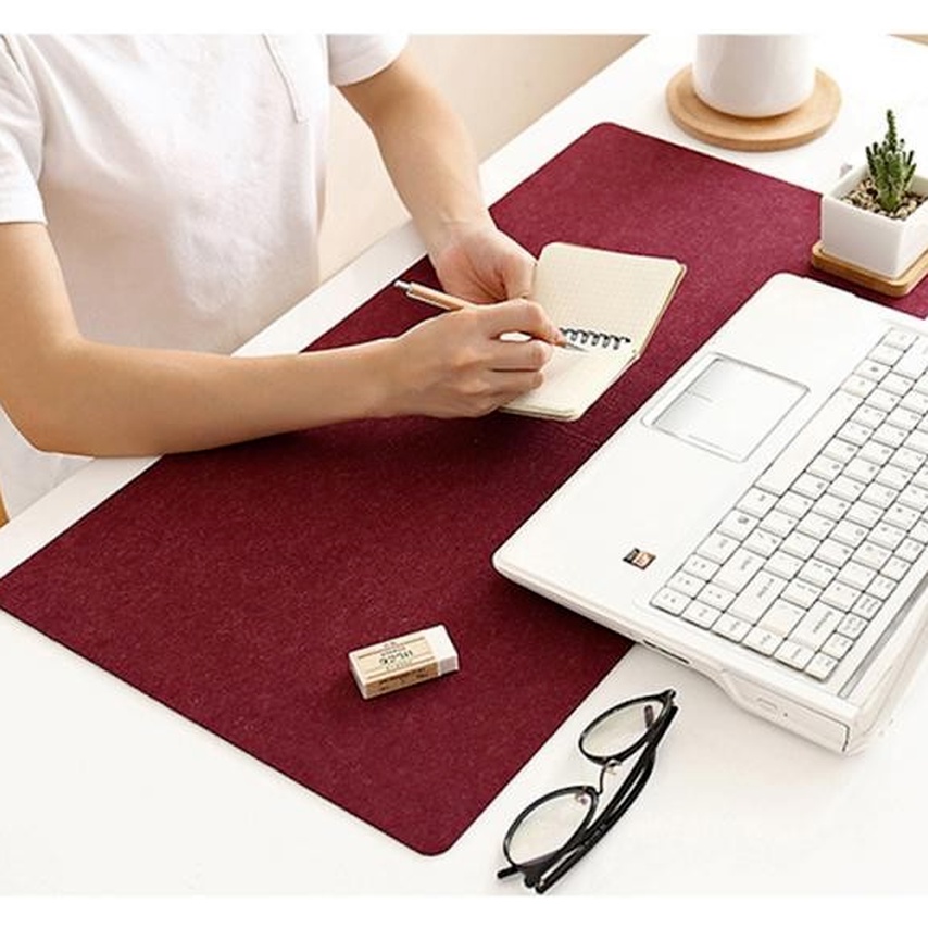 Miếng lót chuột máy tính bằng nỉ mềm cỡ lớn cho văn phòng