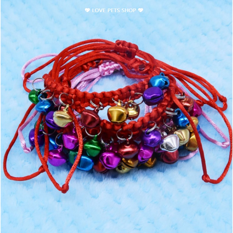 VÒNG CỔ CHO CHÓ MÈO NHỎ CÓ NHIỀU CHUÔNG &quot;MẪU MỚI&quot; - LOVE PETS SHOP