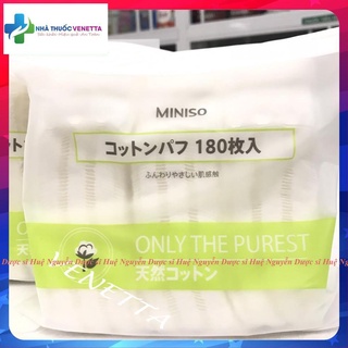 Bông tẩy trang miniso 1000 MIẾNG mịn và dai