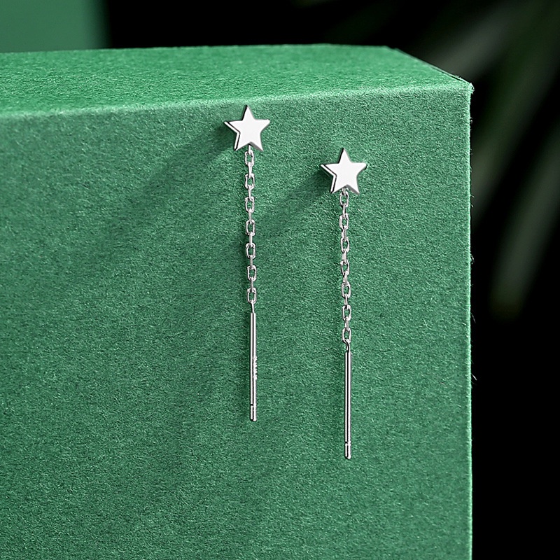 Hoa tai tua rua thời trang phong cách hàn quốc hoa tai nữ đơn giản