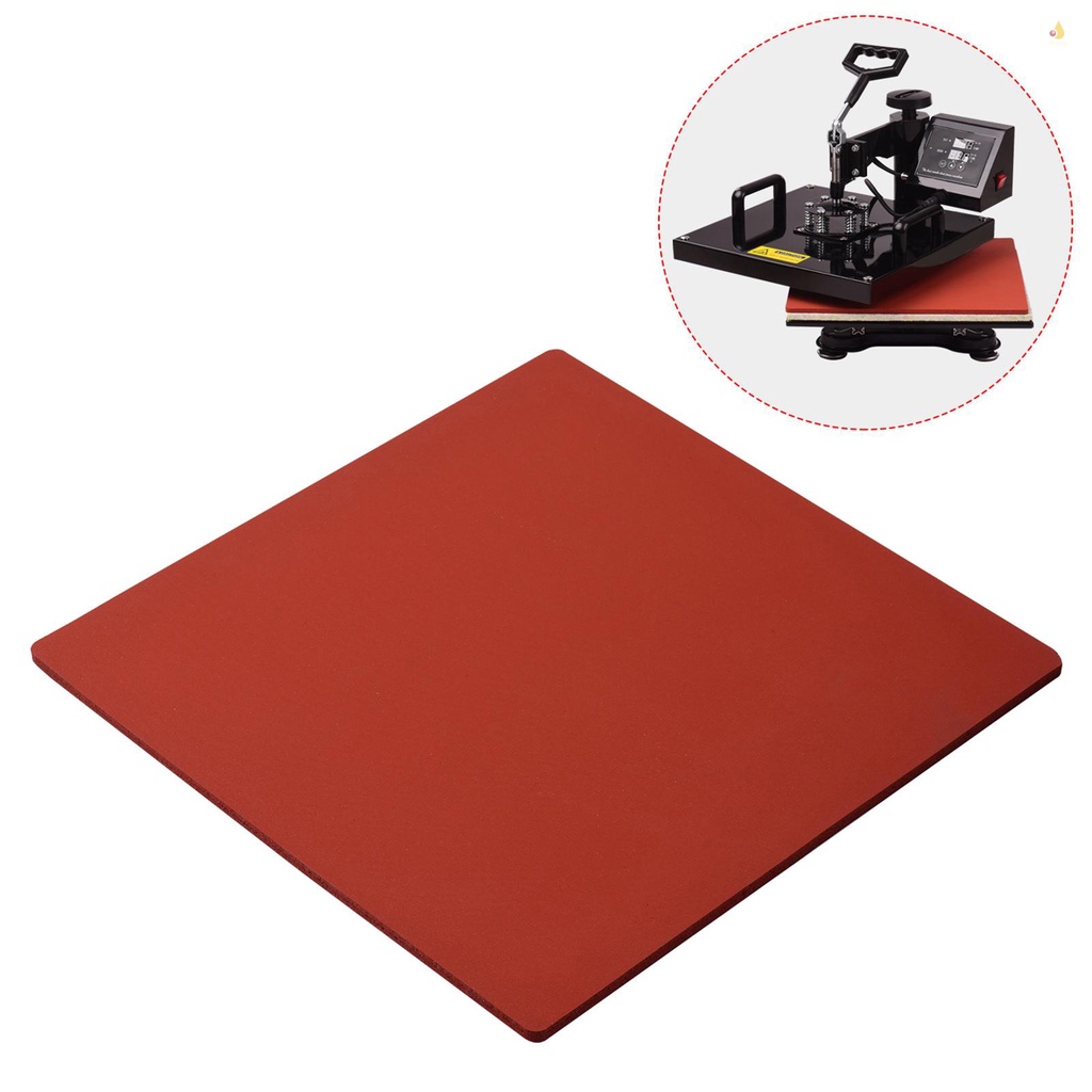 Tấm Cao Su Silicon Chịu Nhiệt Độ Cao 2 Đầu Cắt 380*380*8mm Cho Máy In