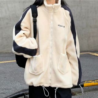 (sẵn xanh than M) Áo khoác ulzzang lông cừu kèm hình thật