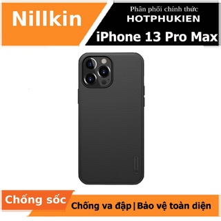Ốp lưng chống sốc cho iPhone 13 Pro / 13 Pro Max mặt lưng nhám hiệu Nillkin Super Frosted Shield Pro