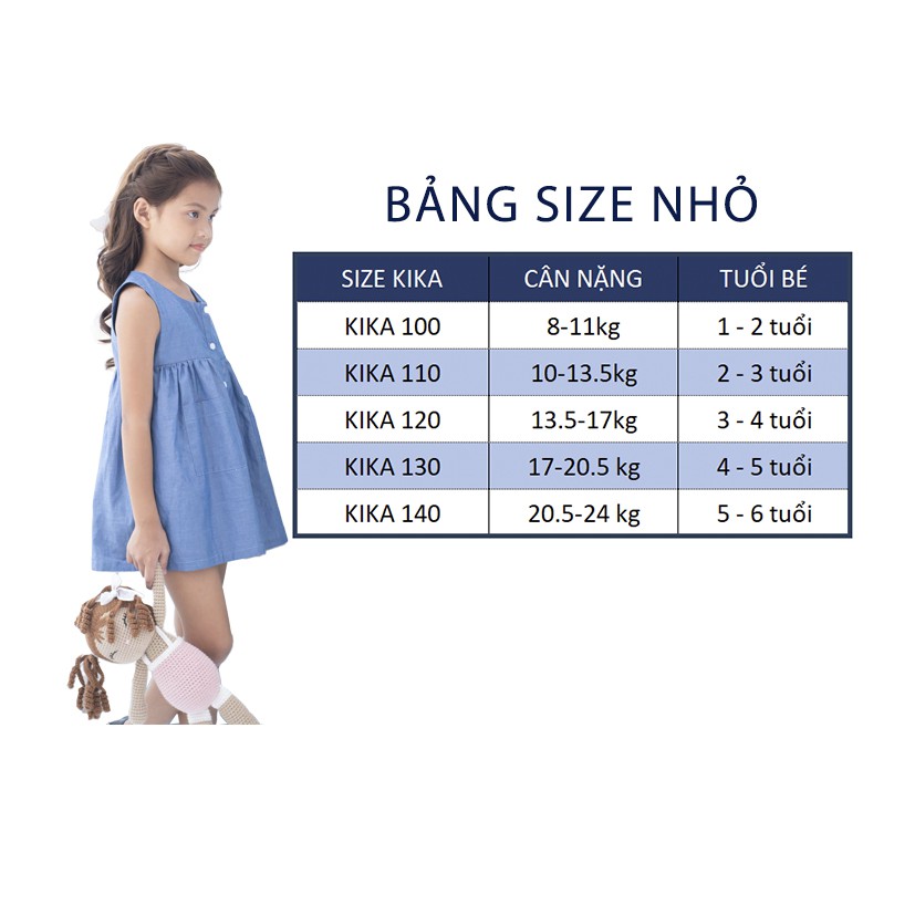 [Mã BMBAU50 giảm 50K đơn 150K] [KIKA] Đầm bé gái mầu trắng thêu tay. Từ 8kg đến 24kg - K004