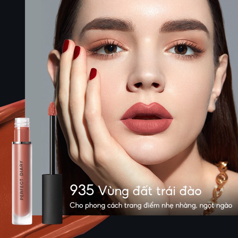 [Hoangminh] Son kem lì Perfect Diary tông màu số 9 3g