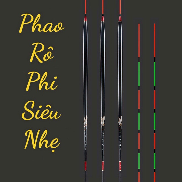 Phao Câu Đài Nano Hạc Trắng LP Cao Cấp Chống Loá, Tăm Nhỏ Chì Nhẹ, Câu Rô Phi, Diếc, Chép Siêu Nhạy