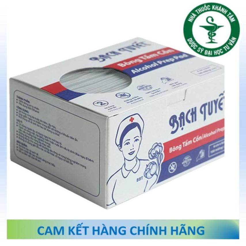 ! ! Bông Tẩm Cồn Bạch Tuyết - Alcol pad - Alcohol pad