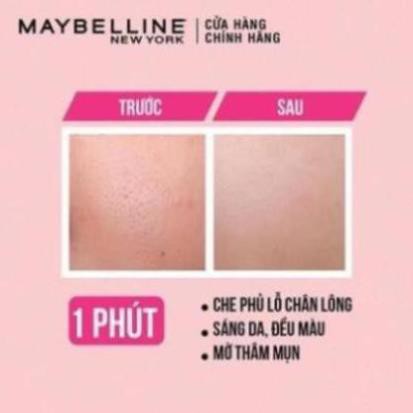 (NHẬP KHẨU MỸ) Kem lót mịn da che khuyết điểm Maybelline New York Baby Skin Pore Eraser Primer 22ml