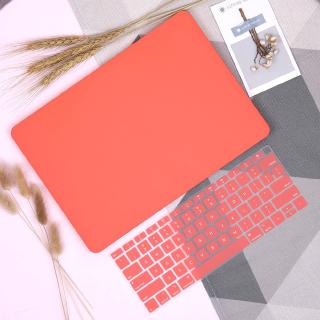Vỏ Bảo Vệ Kèm Miếng Che Bàn Phím Màu Đỏ Bưởi Cho MacBook Air 11 Pro 13 15 Retina 12 A1465 A1370 A1534 A1931 A1466 A1369 A1502 A1425 A1278 A1706 A1988 A1989 A1708 A1398 A1707 A1990 A1932