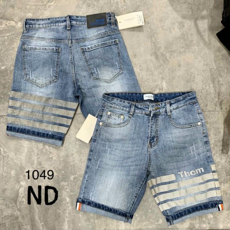 quần jean nam DSQ ngố +quần jean nam quản châu in chữ thom 3 sọc trắng cực đẹp 💯