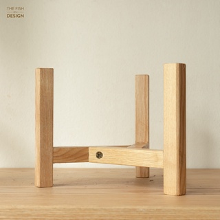 Đế gỗ LS | THE FISH DESIGN  Size ( cây trong nhà , cây văn phòng , cây xanh , cây , cây bàn làm việc ... )