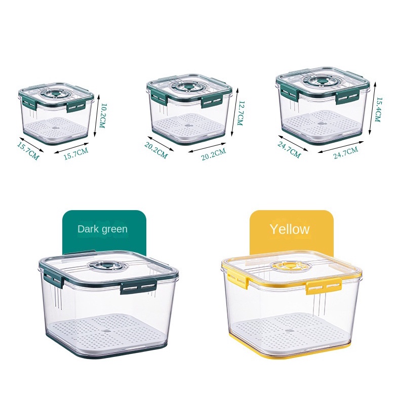 Hộp Đựng Thực Phẩm Để Tủ Lạnh Tiện Dụng Cho Nhà Bếp