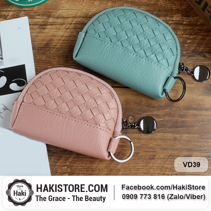 🍀 Ví tiền mini phối sọc viền dễ thương - VD39 | BigBuy360 - bigbuy360.vn