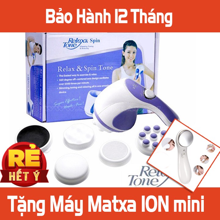 Máy Massage Trị Liệu Toàn Thân Cầm Tay Relax & Tone 5 Đầu