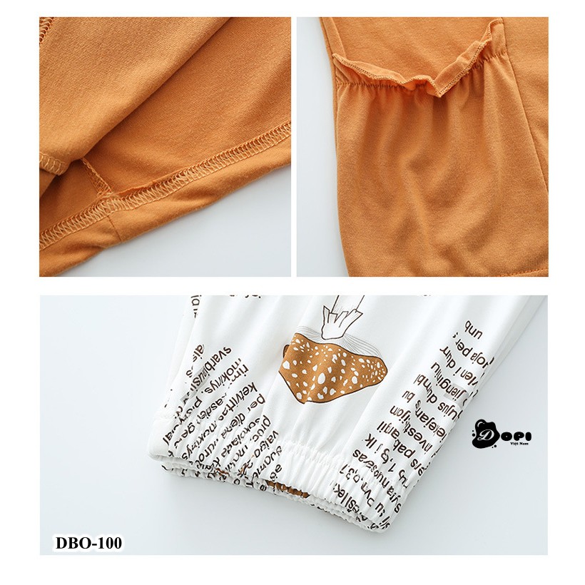 (DBO100) Đồ bộ mặc nhà nữ mùa hè ngắn tay