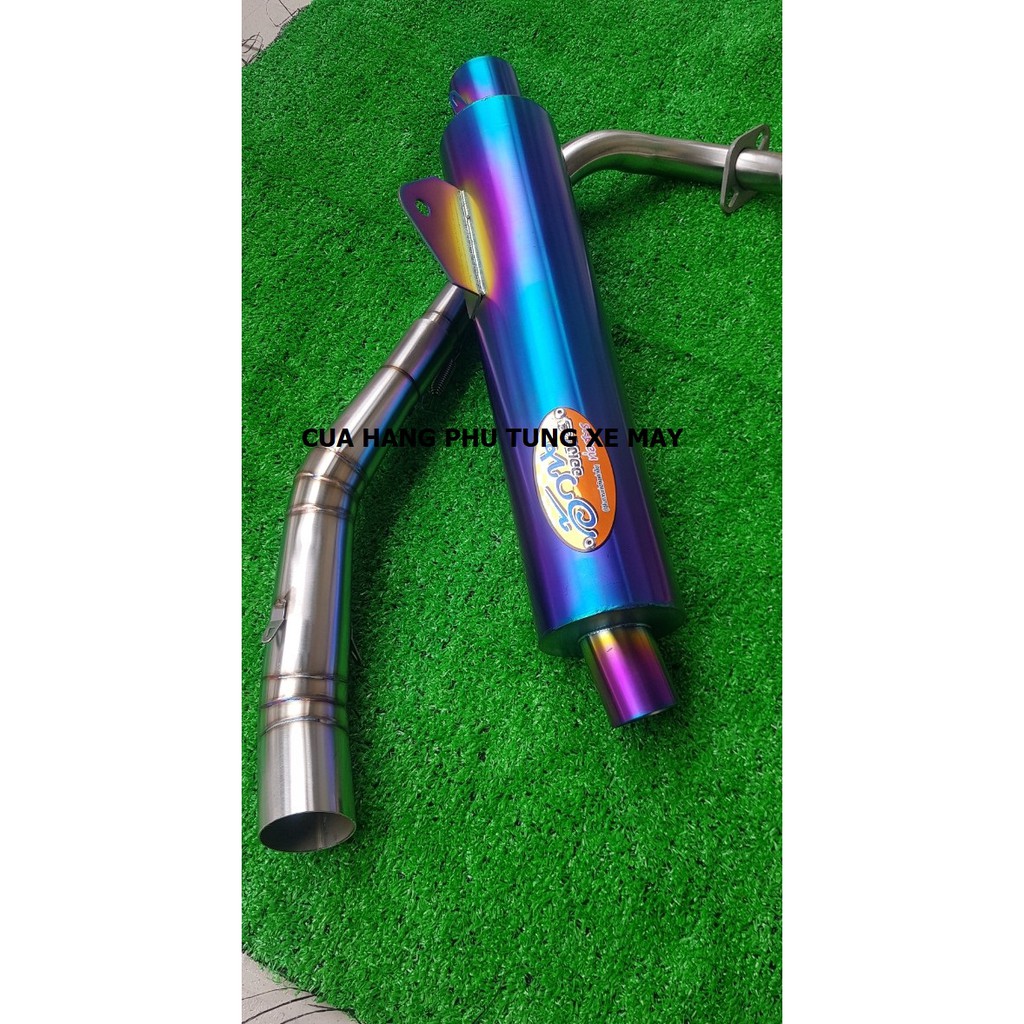 PÔ TITAN THÁI - KÈM CỔ 2 KHÚC MỐI HÀN TITAN GẮN EX 135 - EX 150 - RAIDER FI - SATRIA