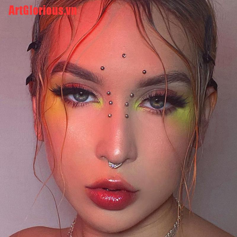 Set 20 Khuyên Mũi / Lông Mày / Môi Bằng Thép Không Gỉ