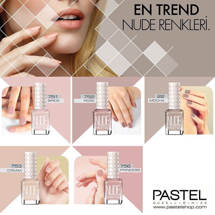 Sơn Móng Tay Pastel Nail Polish Nhiều Màu