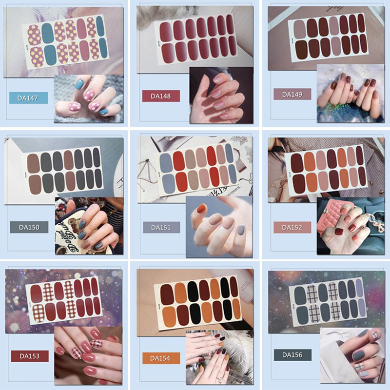 Sticker Dán Móng Tay không thấm nước siêu xinh và tiện lợi