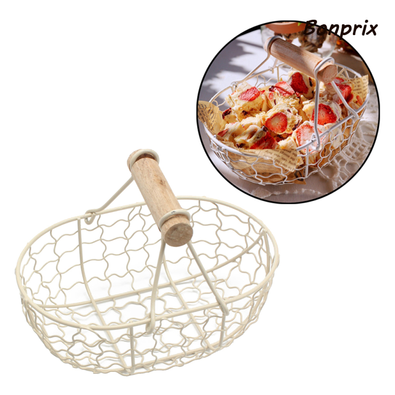 Rổ Kim Loại Đựng Trái Cây / Bánh Mì / Rau Củ