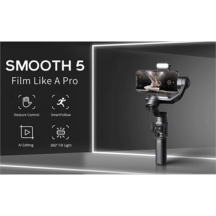 Gimbal chống rung Zhiyun Smooth 5 Combo HL Studio