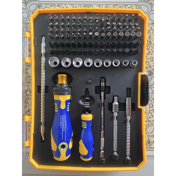 [CHÍNH HÃNG] Bộ Tuốc Nơ Vít Đa Năng Cao Cấp 36,113 Chi Tiết King Blue