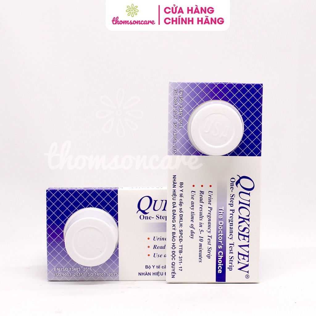 Que thử thai QUICKSEVEN - Tiện dụng - Nhanh, chính xác - Luôn che tên